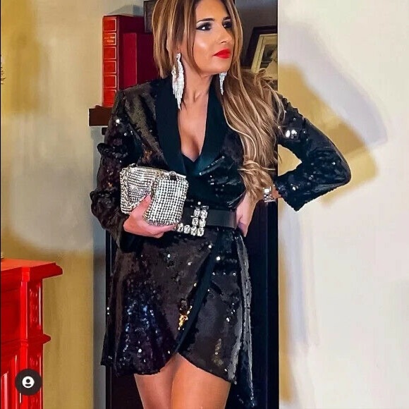 Zara Sequin Blazer Dress - Picture 8 of 16